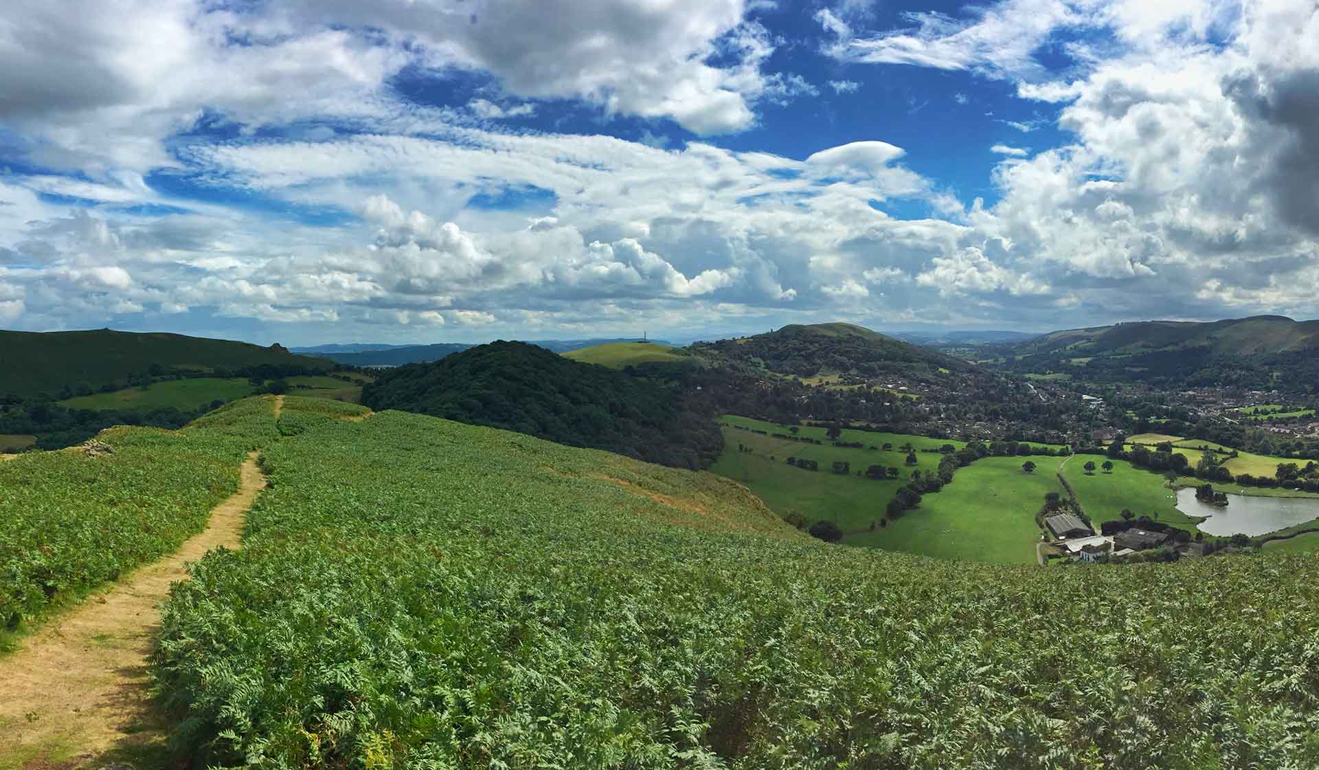 View from Caradoc, Church Stretton, Shropshire Hills
