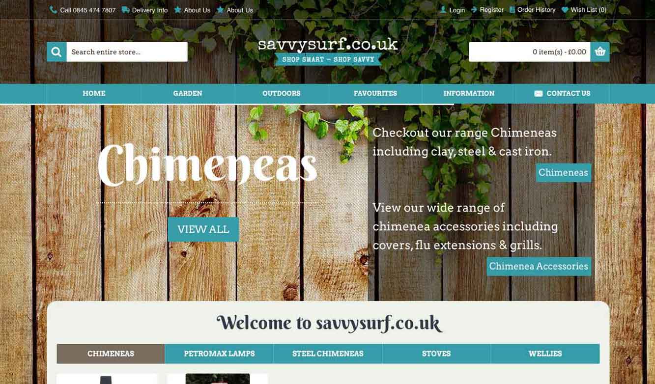 savvy-surf-website